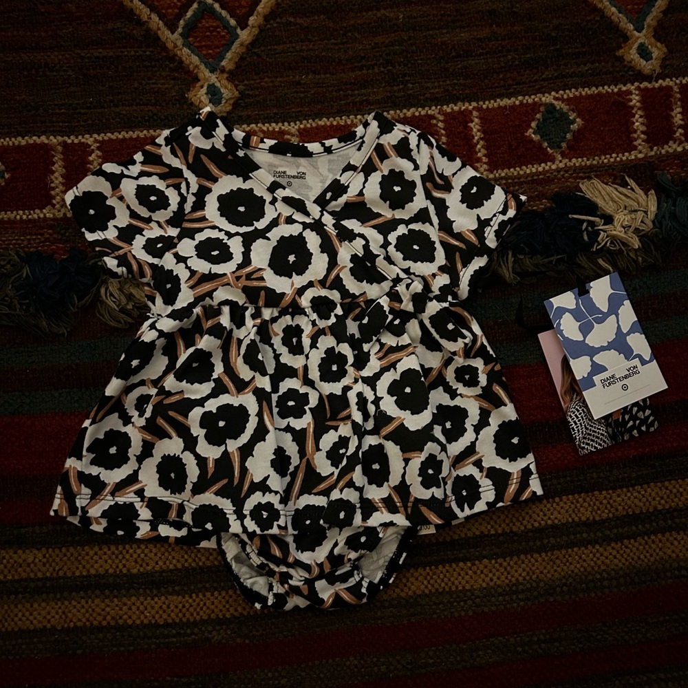 NWT Baby 6-9 mo. Diane von Furstenberg for Target, baby wrap dress with bloomers